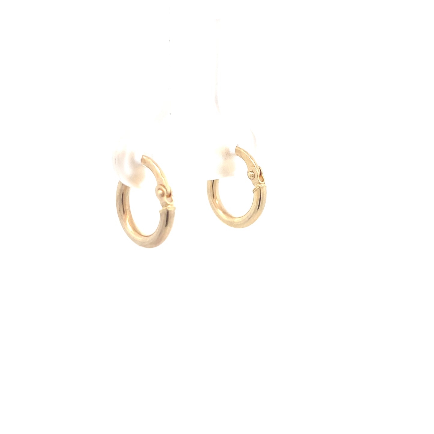 14K Gold Small Hoops | Luby Gold Collection | Luby