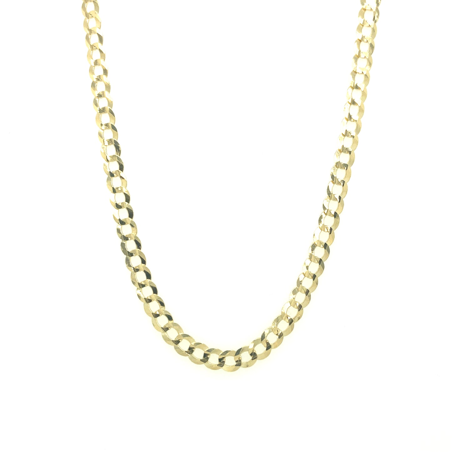 14K FLAT CUBAN CHAIN | Luby Gold Collection | Luby