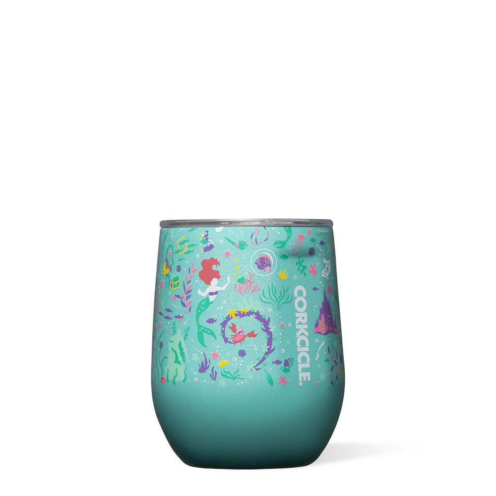 DISNEY PRINCESS STEMLESS CUP - ARIEL | Corkcicle | Luby