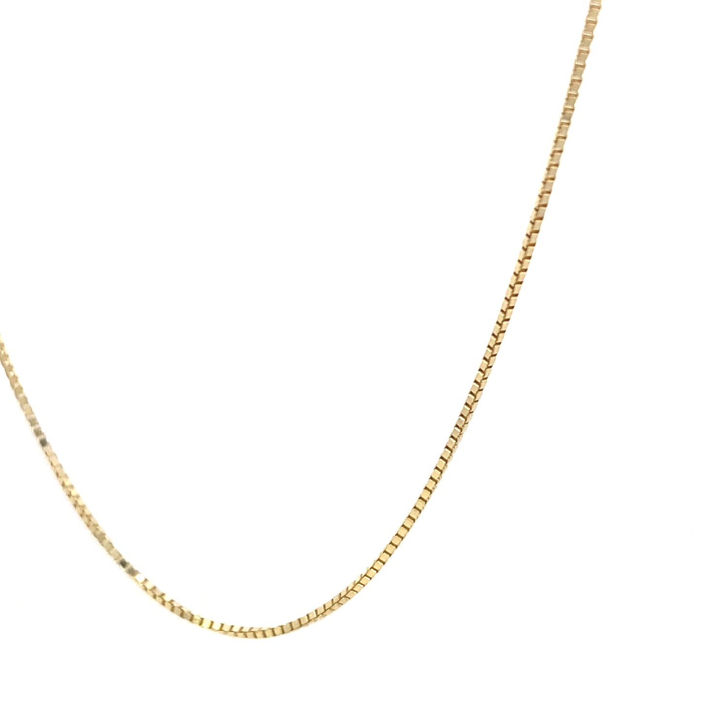 14K Gold Square Box Chain | Luby Gold Collection | Luby
