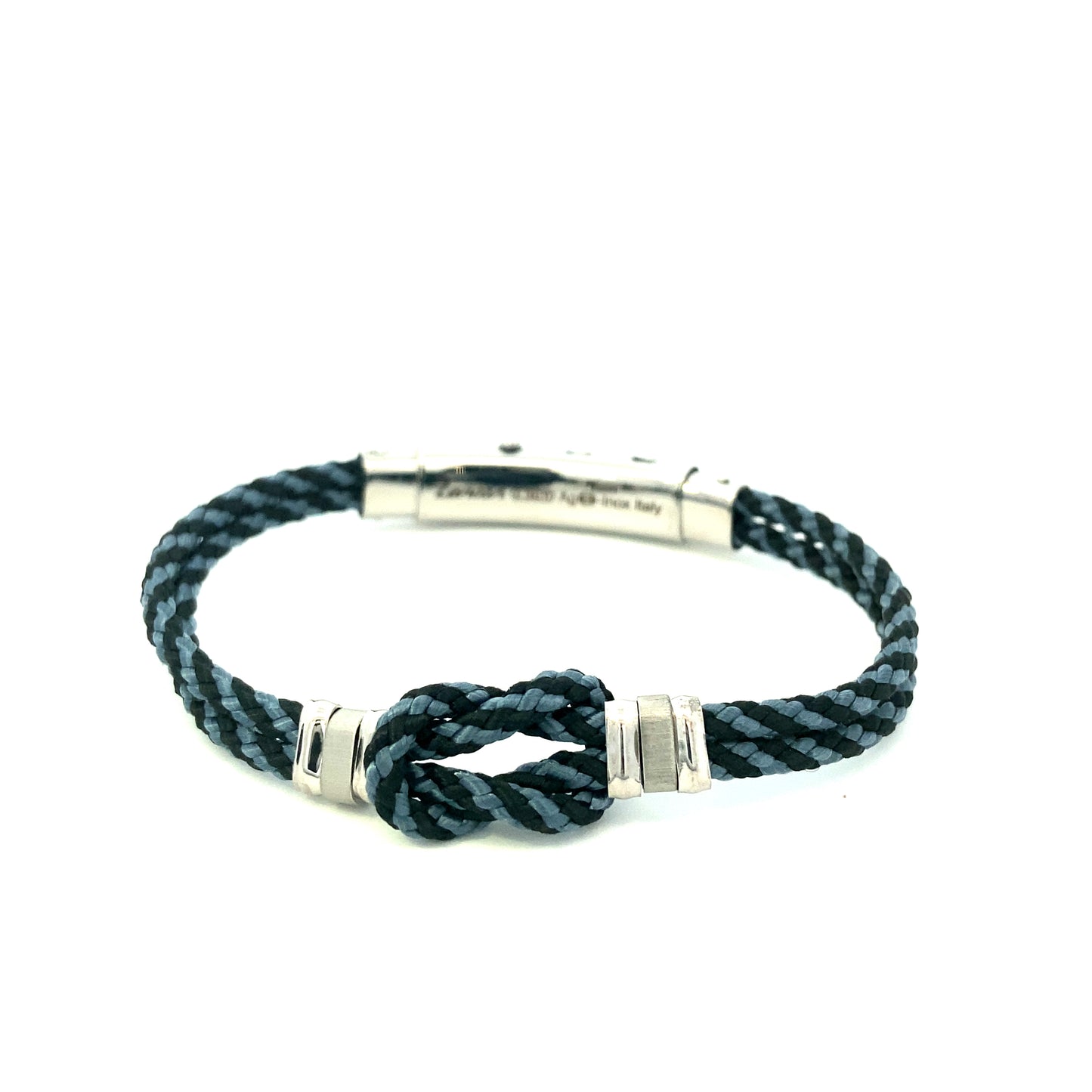 Bracelet Nautical Knot Gray and Black | Zancan | Luby