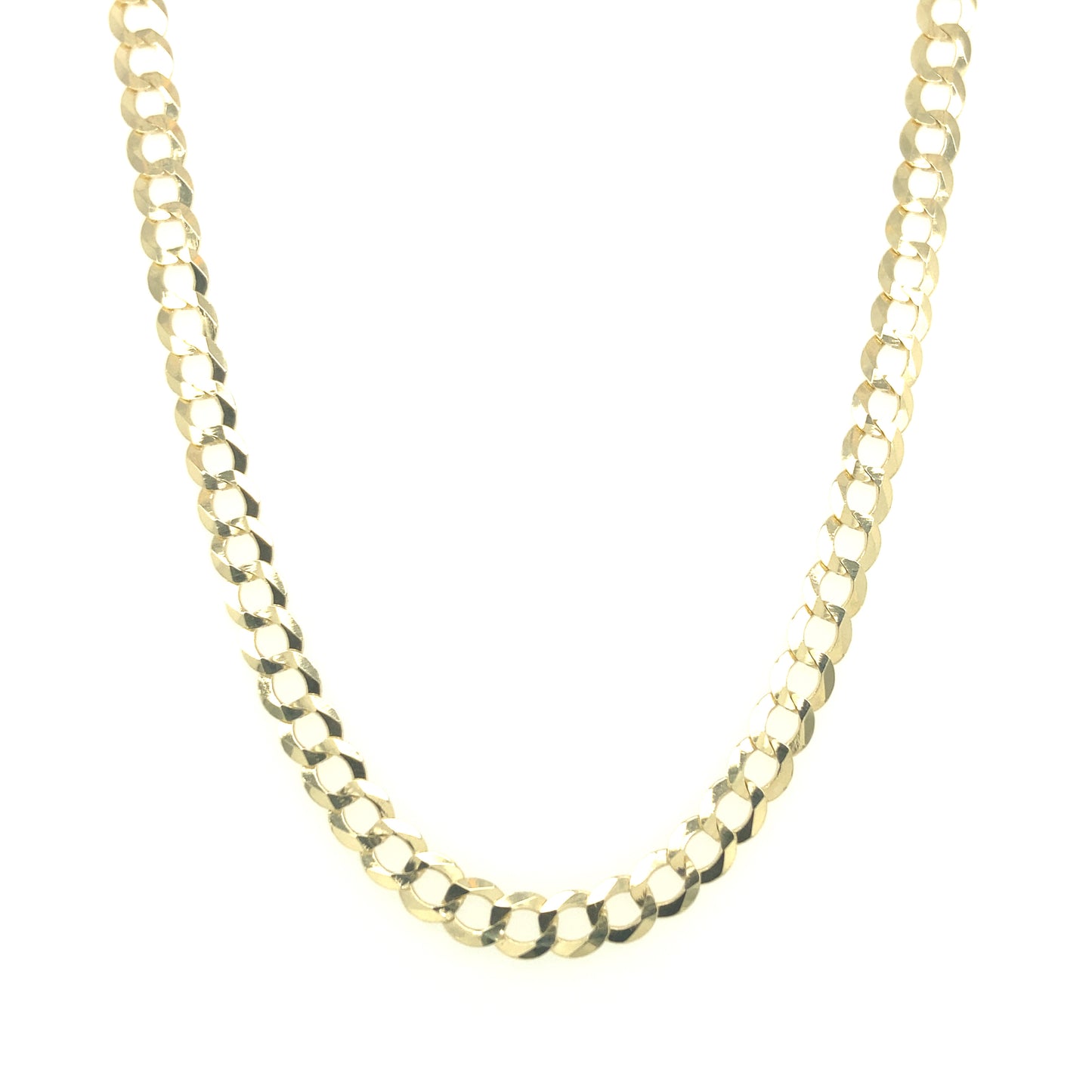 14K Flat Cuban Chain - 4MM | Luby Gold Collection | Luby