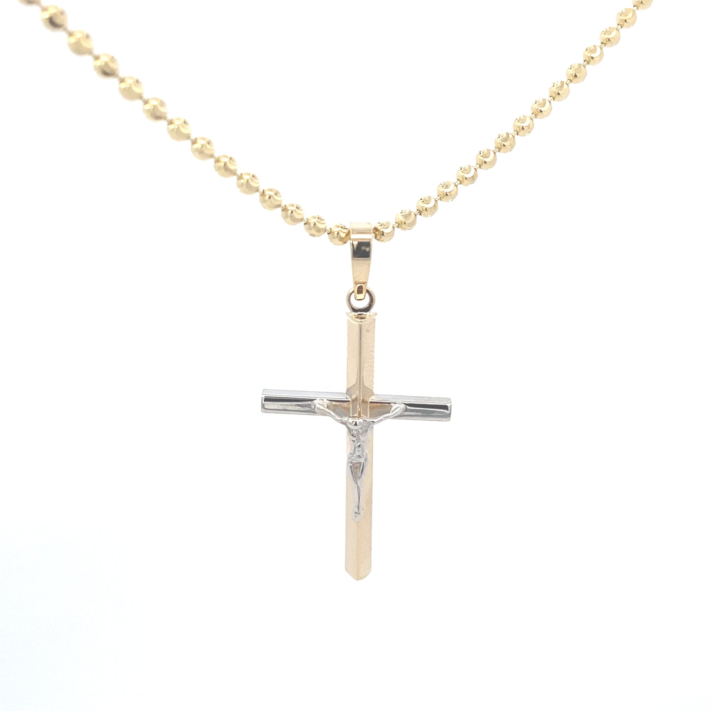 14K Gold 2T Cross | Luby Gold Collection | Luby