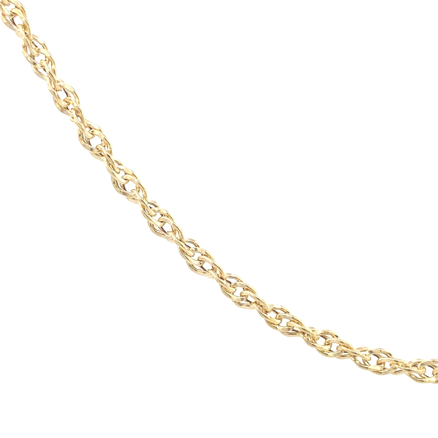 14K Gold Open Rope Chain | Luby Gold Collection | Luby