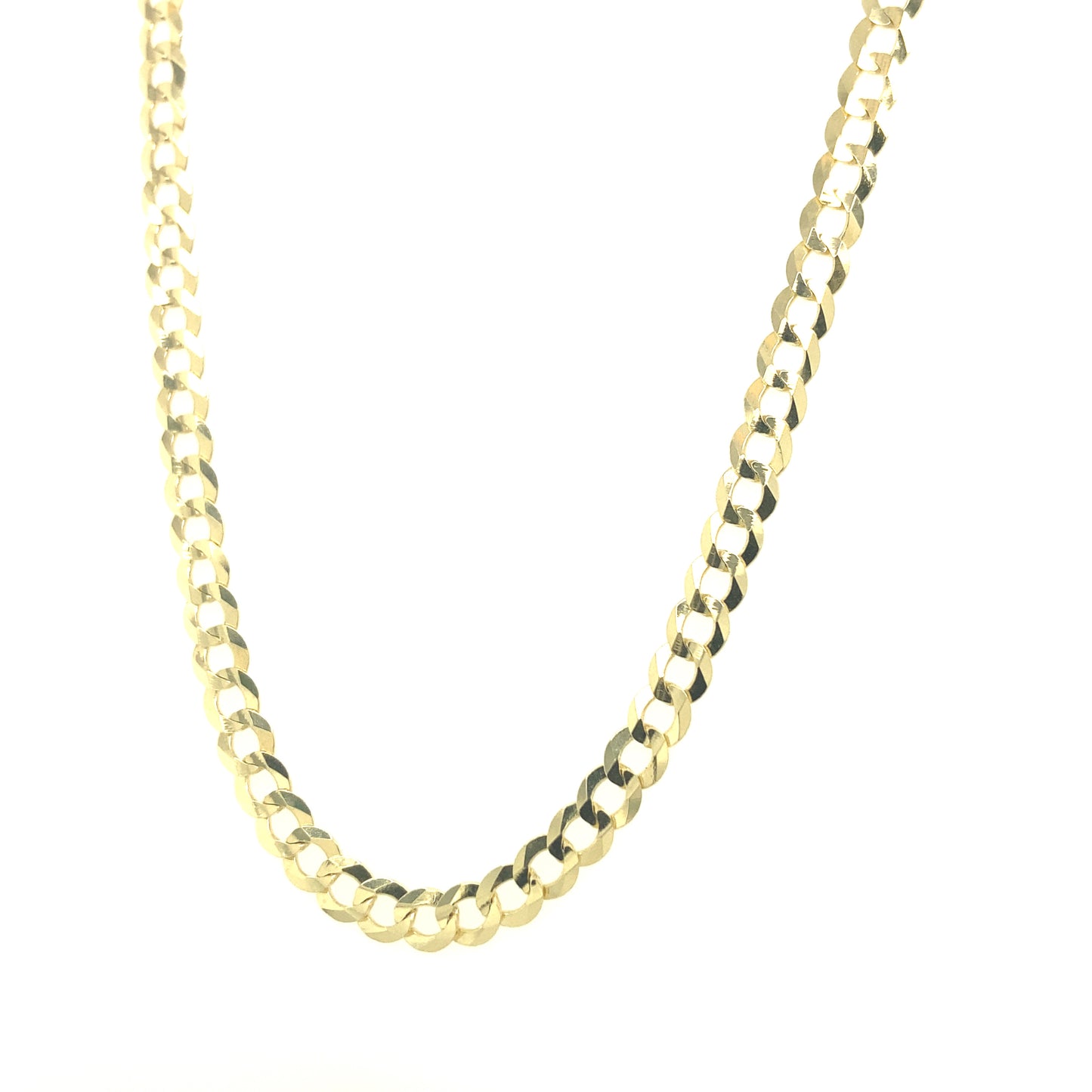 14K Gold Flat Cuban Diamond Cut | Luby Gold Collection | Luby