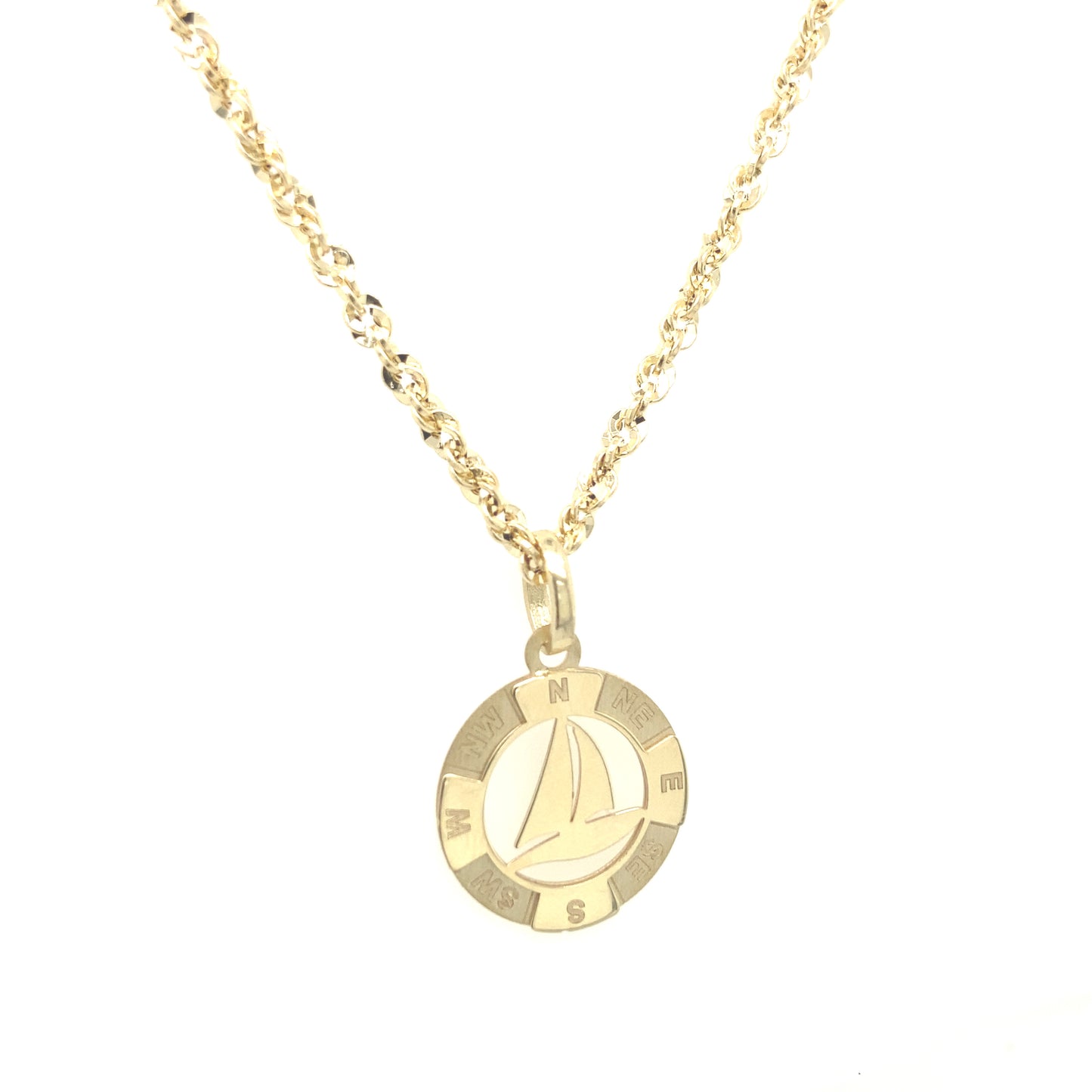 14k Gold Sailboat Pendant | Luby Gold Collection | Luby