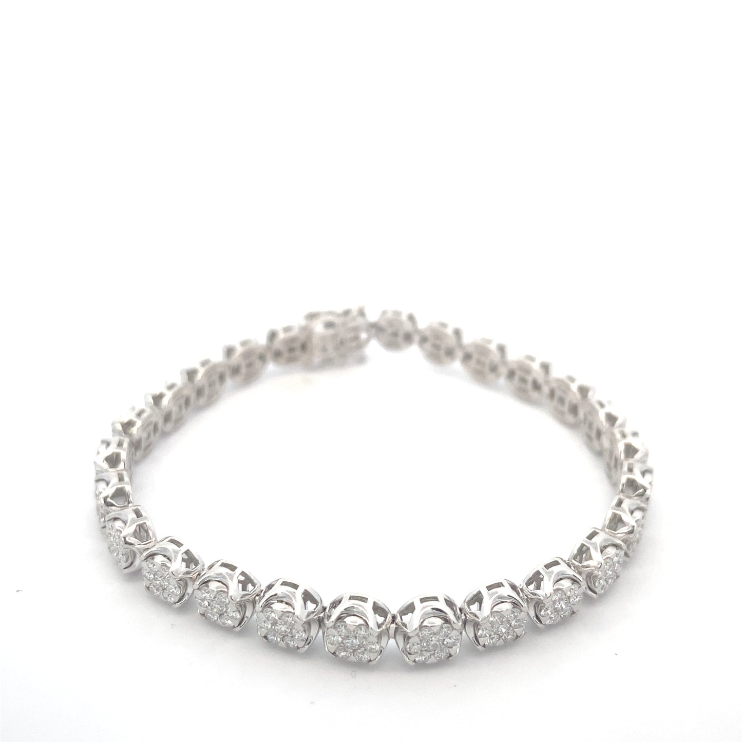 Simon G 18K White Gold Diamond Bracelet | Simon G | Luby