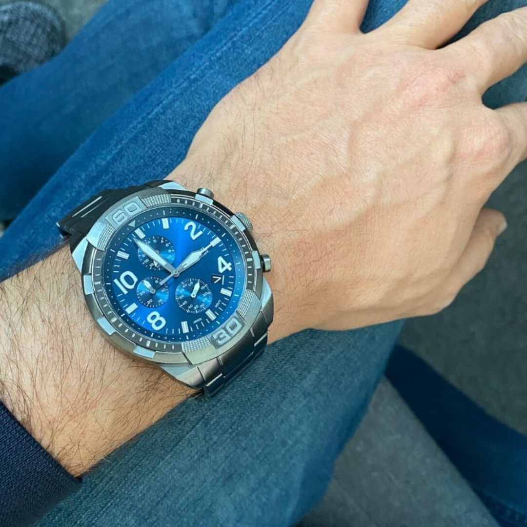 Bronson Smoke Watch (Grey) | Fossil | Luby