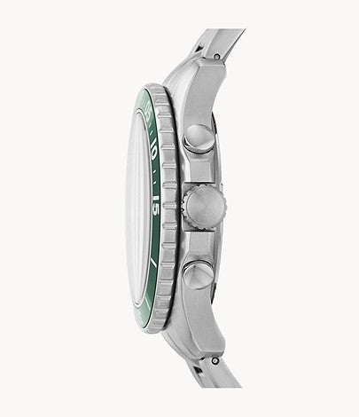 Chronograph Stainless Steel Watch | Fossil | Luby