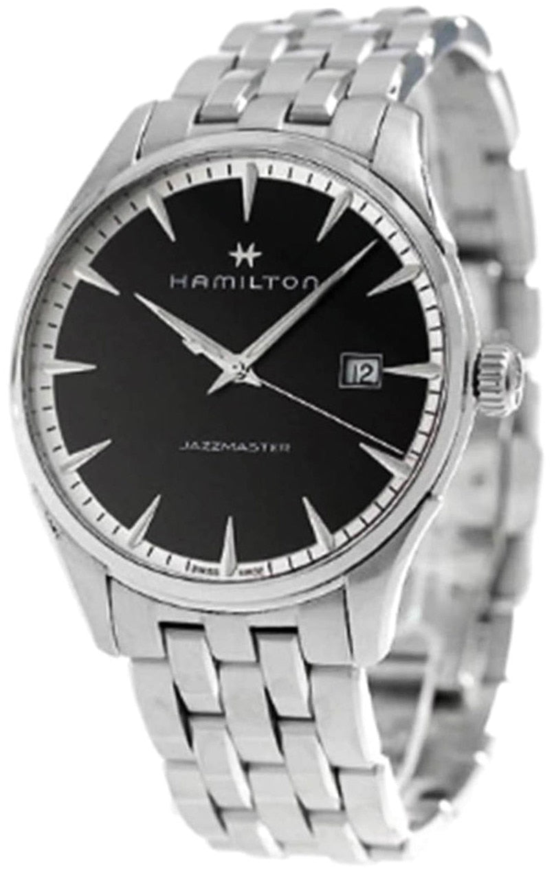 Jazzmaster Gent Quartz (Silver-Black) | Hamilton | Luby