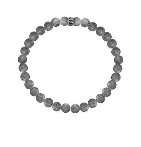 Grey Japer Stones Pendant Bracelet | Kermar | Luby