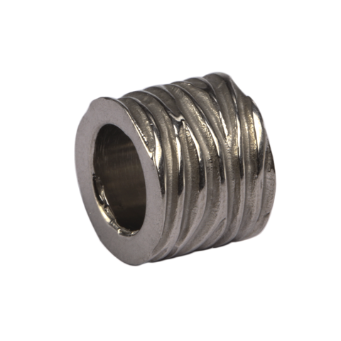 Ripple Stripes Steel Link (Silver) | Kermar | Luby