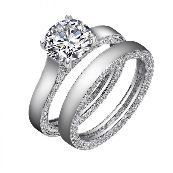 Solitaire Wedding Set | Lafonn | Luby