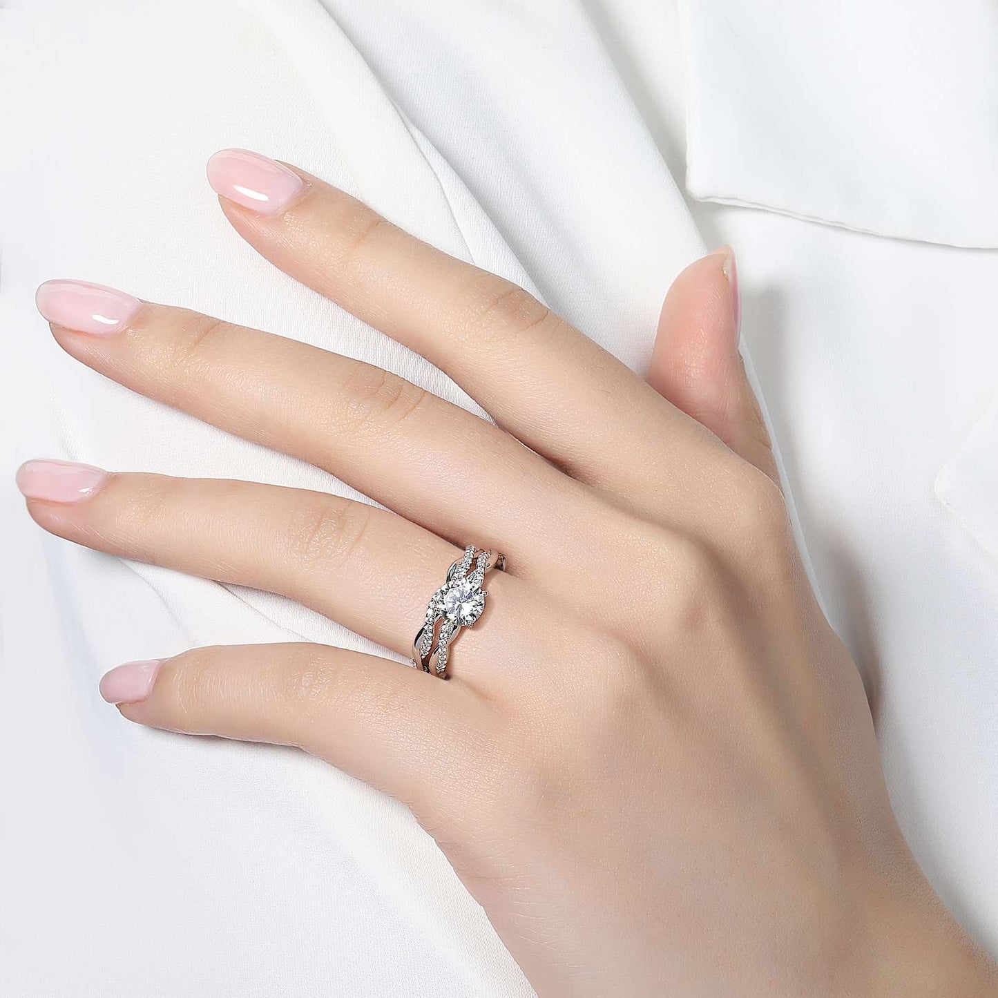 Engagement Ring with Wedding Band | LAFONN | Luby