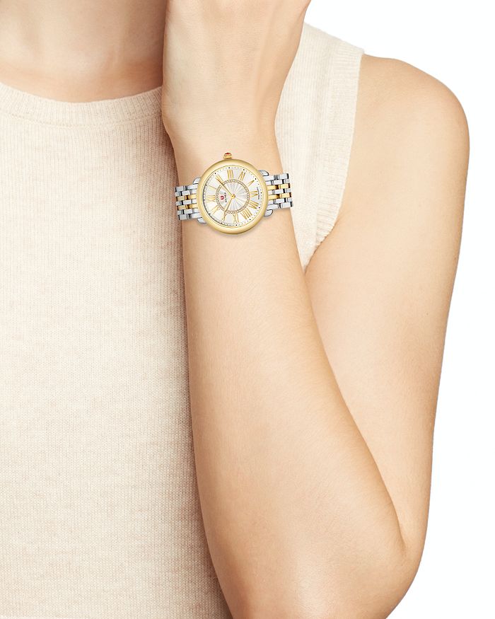 Spring Delivery Two-Tone Diamond Watch | Michele | Luby