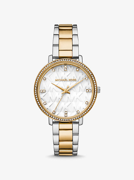 LADIE'S PYPER WATCH WITH ZIRCON (TWO-TONE) | Michael Kors | Luby