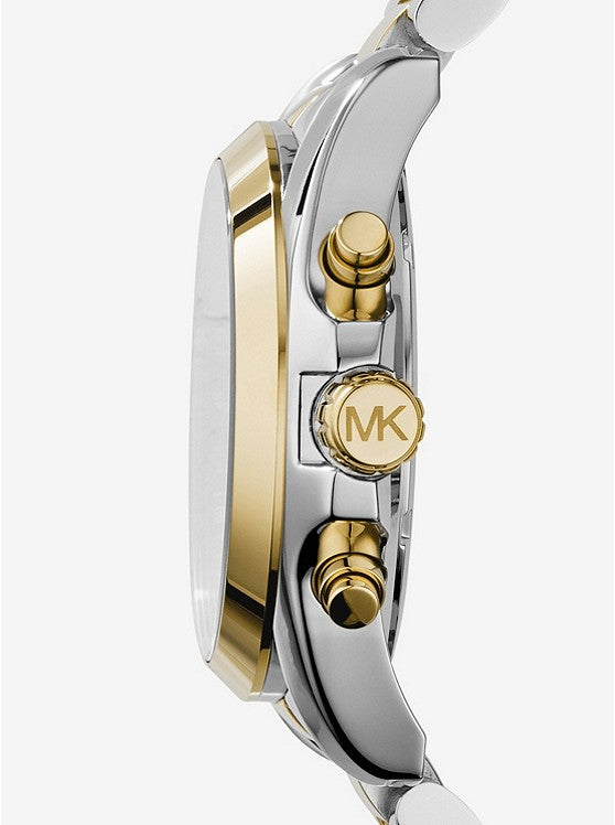 Oversized Bradshaw Two-Tone Watch | Michael Kors | Luby