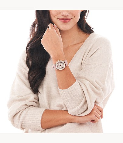 Sporty Sport Sail Two-Tone Pink Gold Watch | Michele | Luby