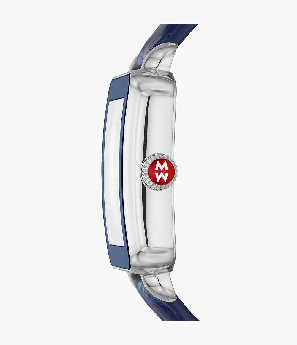 Deco Stainless Topaz Dial Watch | Michele | Luby