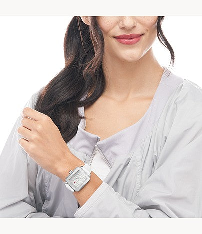 Deco Sport Stainless White Tide ocean material Watch | Michele | Luby