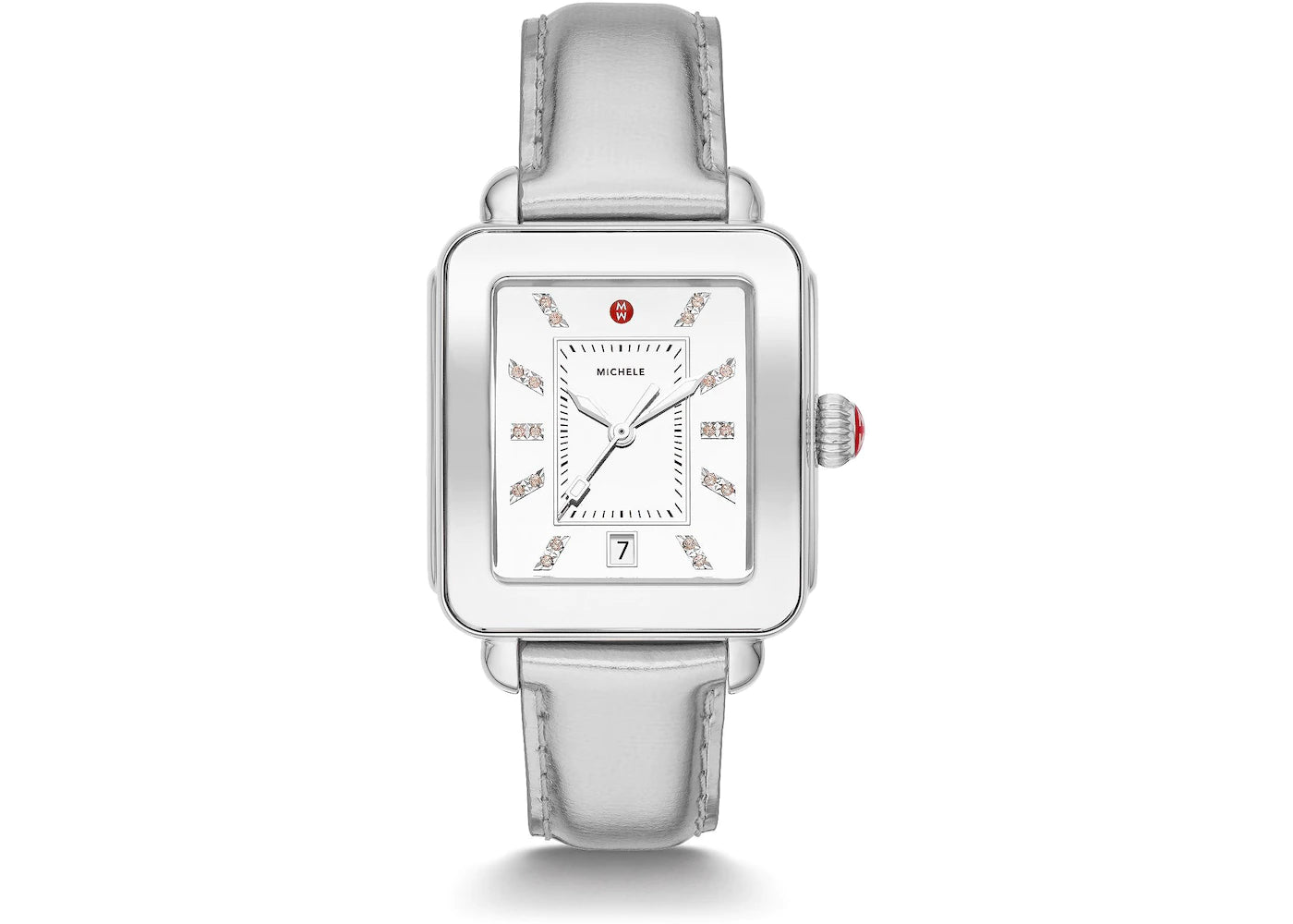 Deco Sport High Shine Silver Watch | Michele | Luby