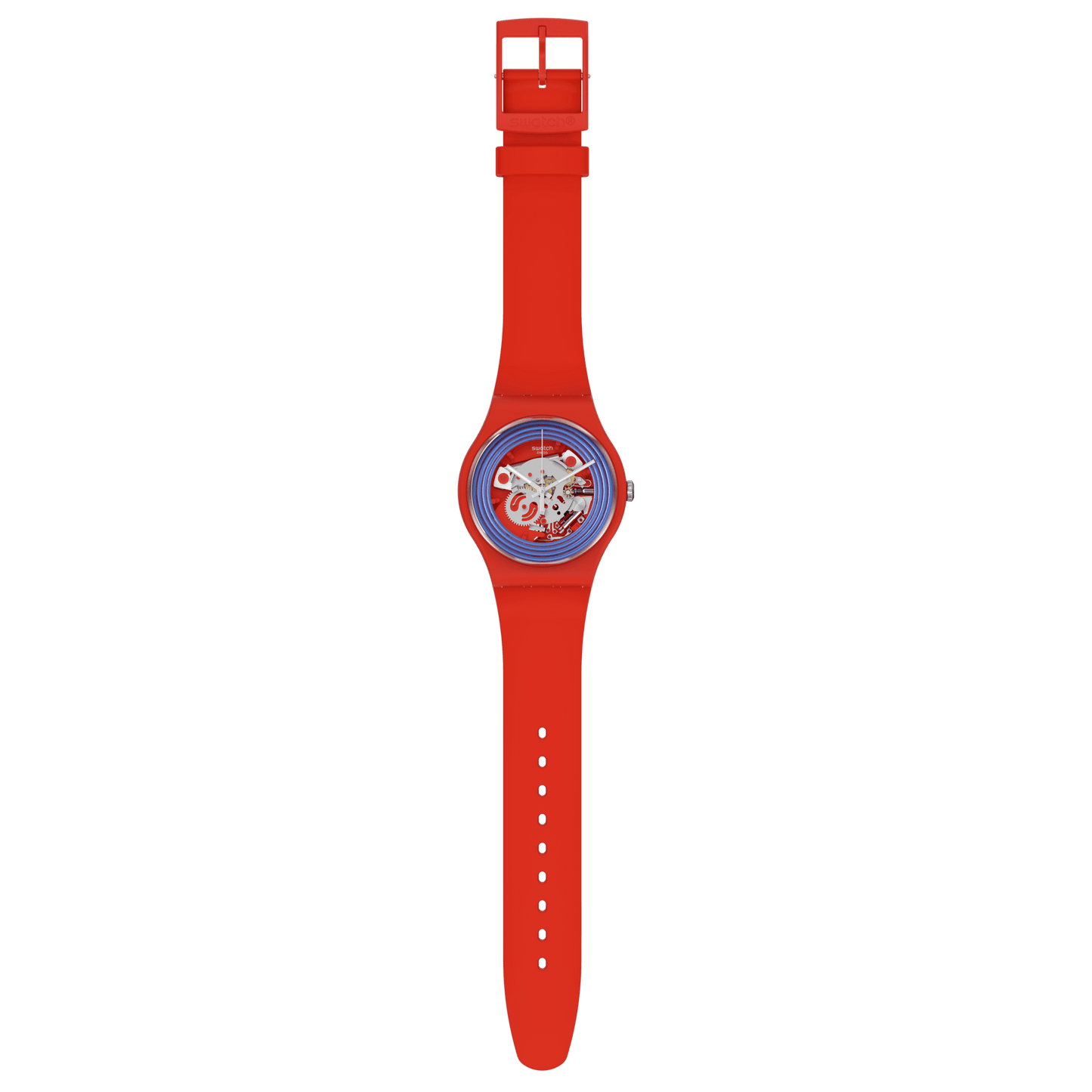 Blue Rings Red | Swatch | Luby