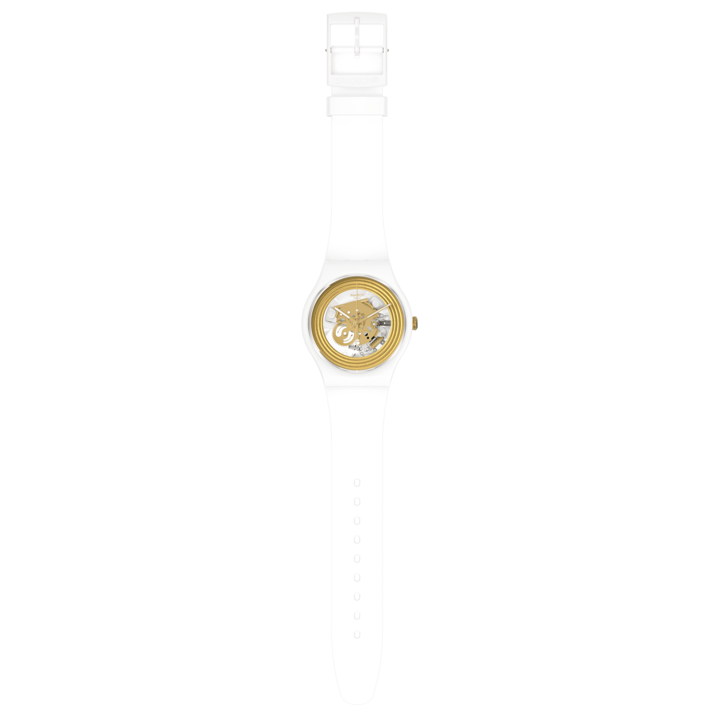 Golden Rings White | Swatch | Luby