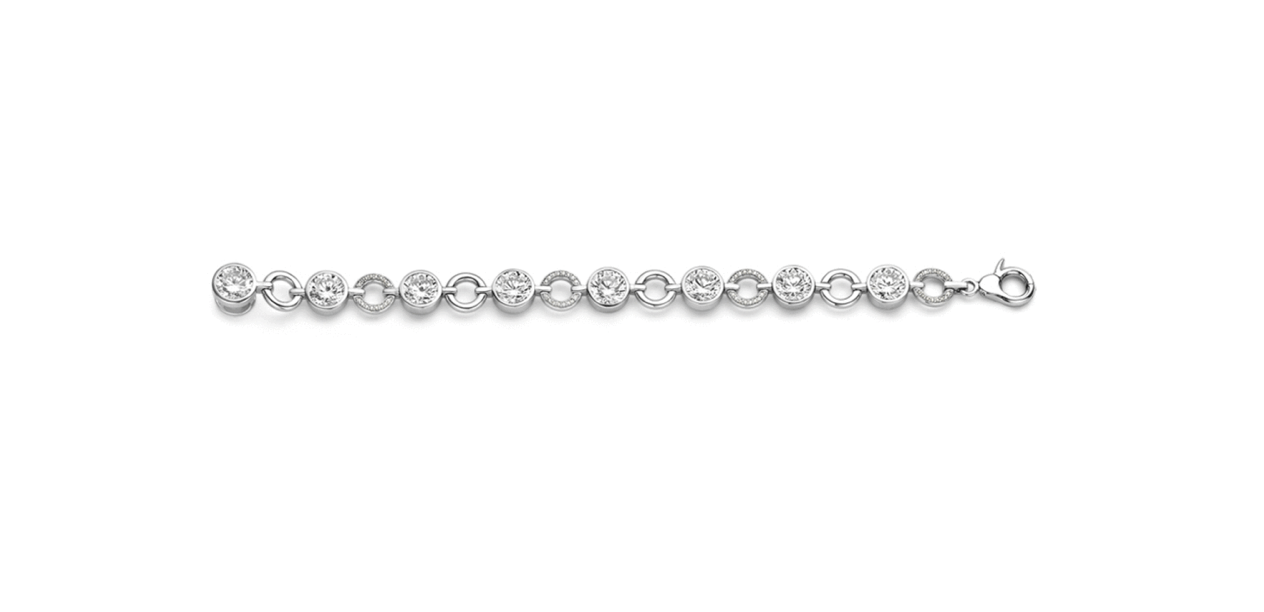 CIRCLES & ZIRCONIA BRACELET | Ti Sento Milano | Luby