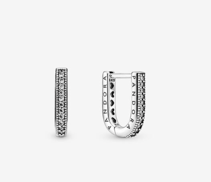 U-shaped Hoop Earrings | Luby Mayaguez Mall | Luby