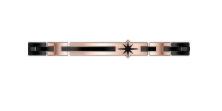 BLACK AND ROSE GOLD CHAIN BRACELET | Zancan | Luby