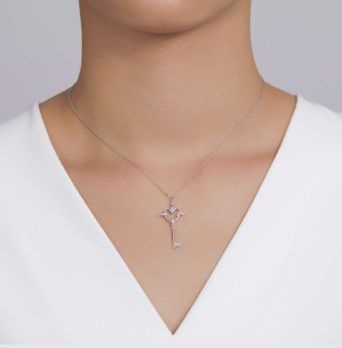 Key to My Heart Necklace | Lafonn | Luby
