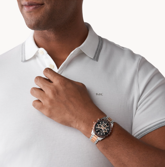 Michael Kors Layton Chronograph Two-Tone Stainless Steel Watch | Michael Kors | Luby