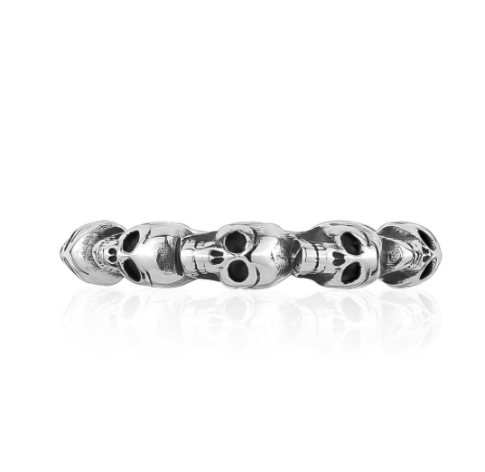 Skull Head Bridge Ring | ARZ Steel | Luby