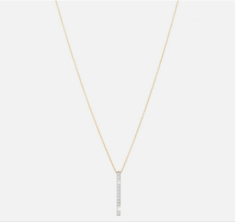 Collar Baguette en oro 18K Rebecca | Rebecca | Luby