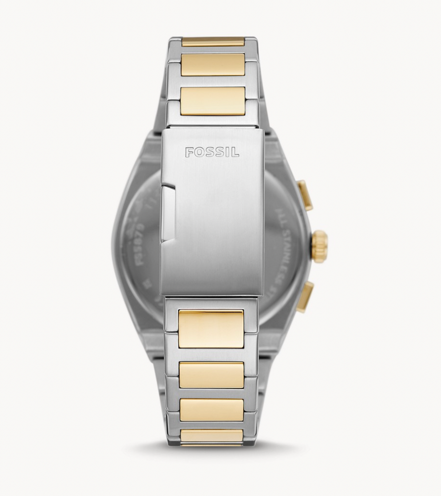 Everett Chronograph Two-Tone Stainless Steel Watch | Fossil | Luby