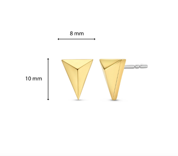 Ti Sento Milano - Triangle Stud Earring | Ti Sento Milano | Luby