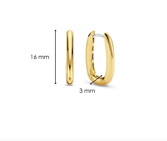 Ti Sento Milano - Small Oval Hoops | Ti Sento Milano | Luby