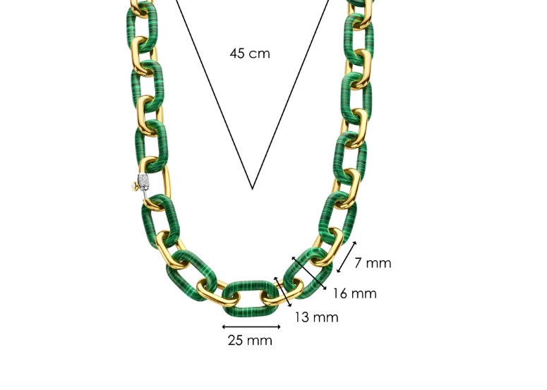 Ti Sento Milano - Chunky Link Necklace | Ti Sento Milano | Luby