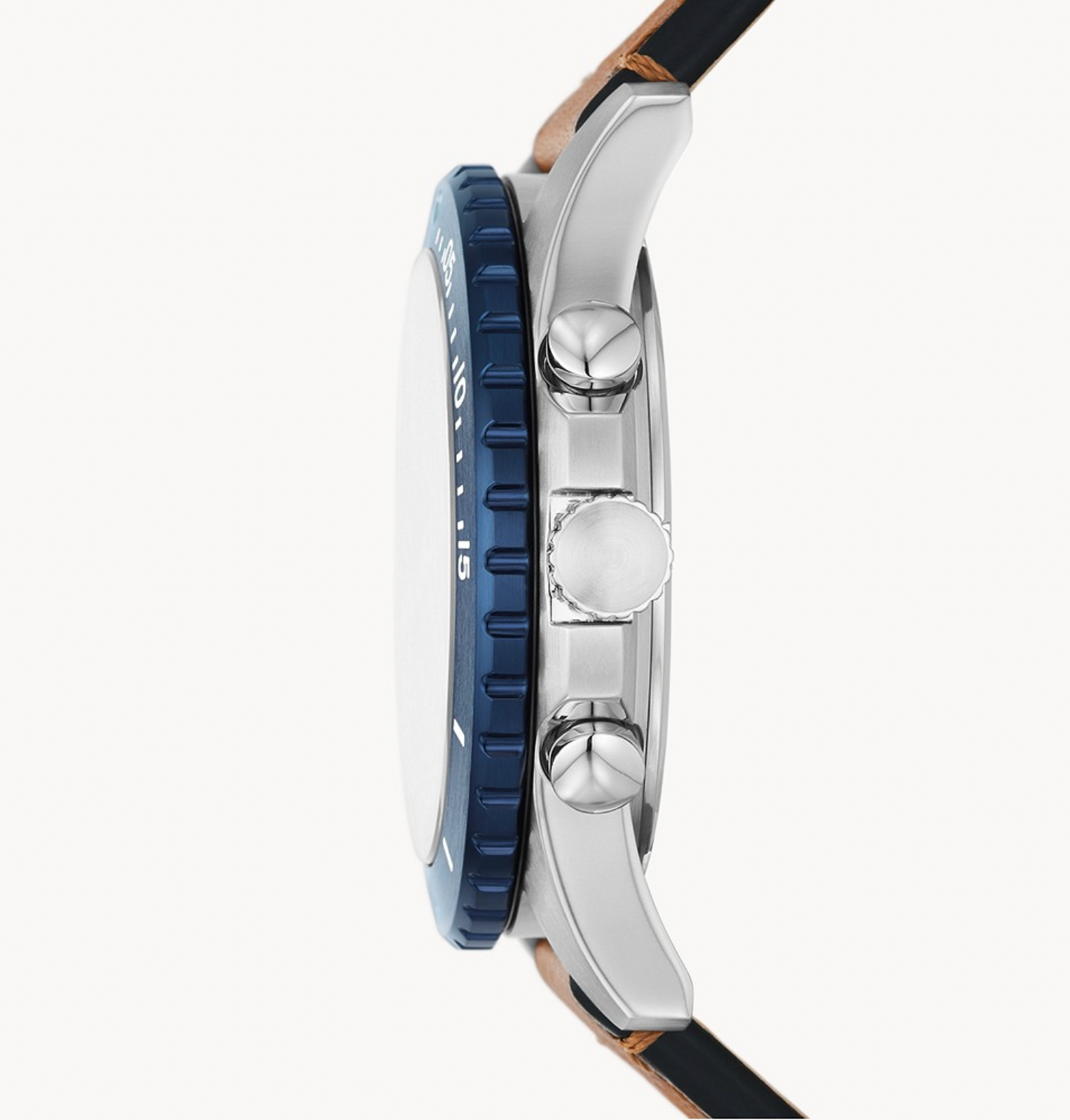 Chronograph Tan Eco Leather Watch | Fossil | Luby