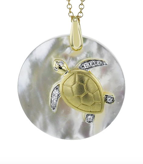 Zeghani Tortoisen Mother of Pearl Necklaces | Zeghani | Luby