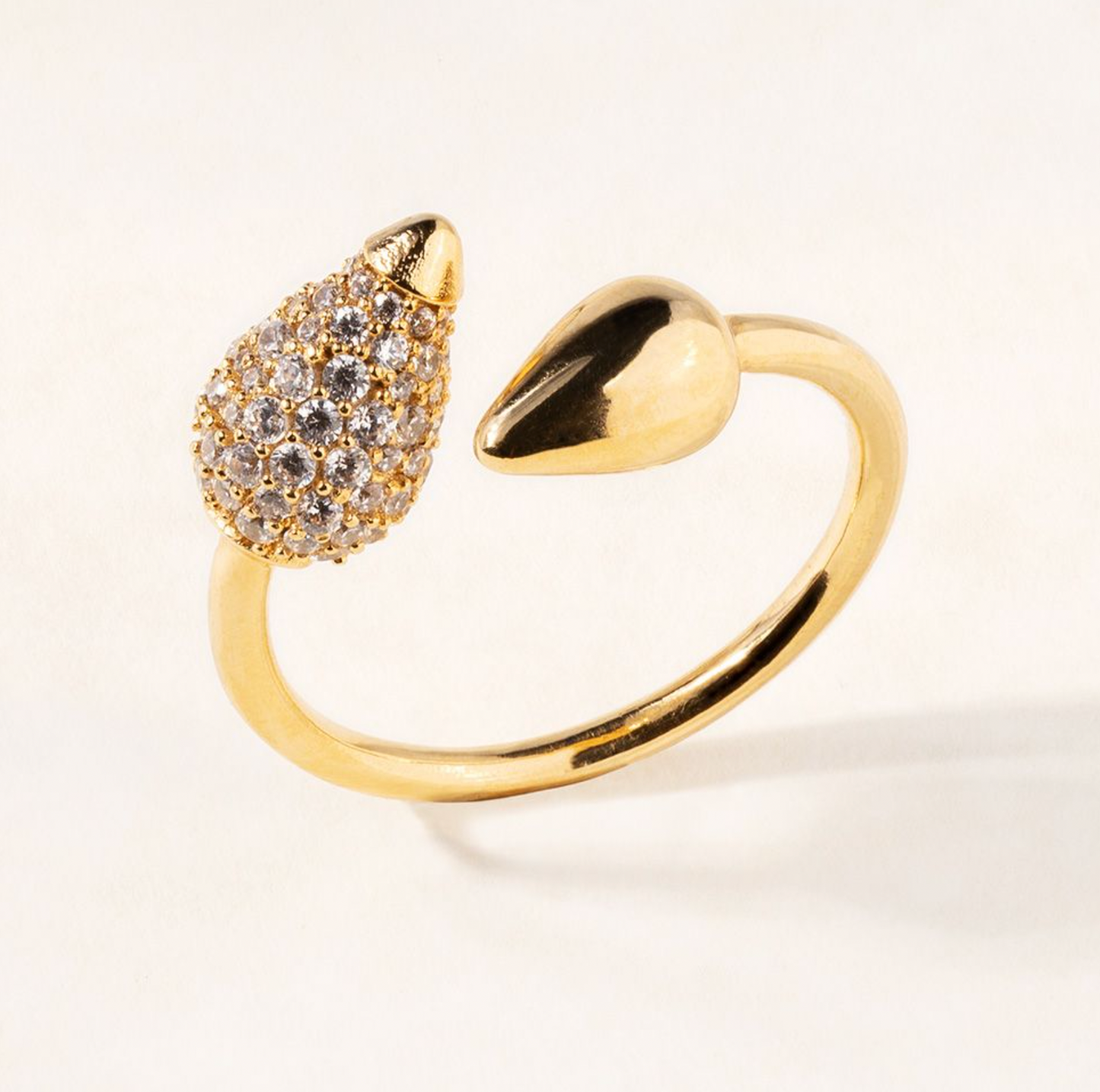 Tulip Teardrop Stones Ring | Rebecca | Luby