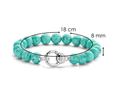 TI SENTO - Milano turquoise bracelet | Ti Sento Milano | Luby