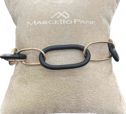 Marcello Pane Black Rose Papper Clip Bracelet | Marcello Pane | Luby