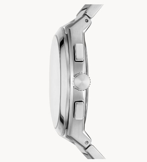 Everett Chronograph Stainless Steel Watch | Fossil | Luby