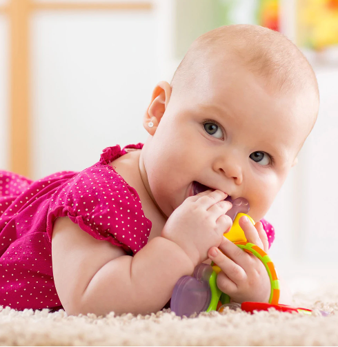 Classic Ball White Gold Earrings | Children Collection | Luby