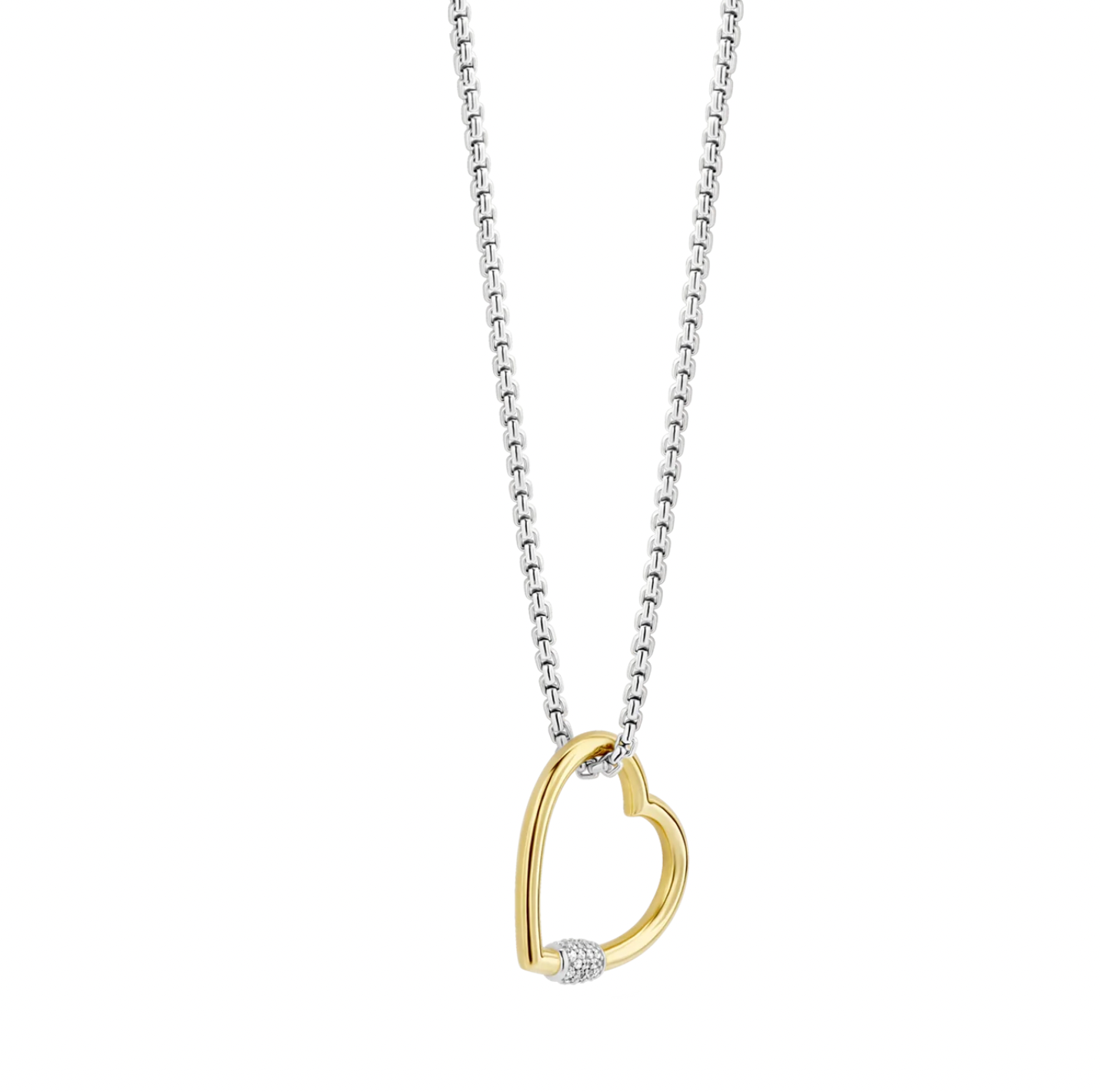 Ti Sento Milano Gold Heart Thick Chain | Ti Sento Milano | Luby