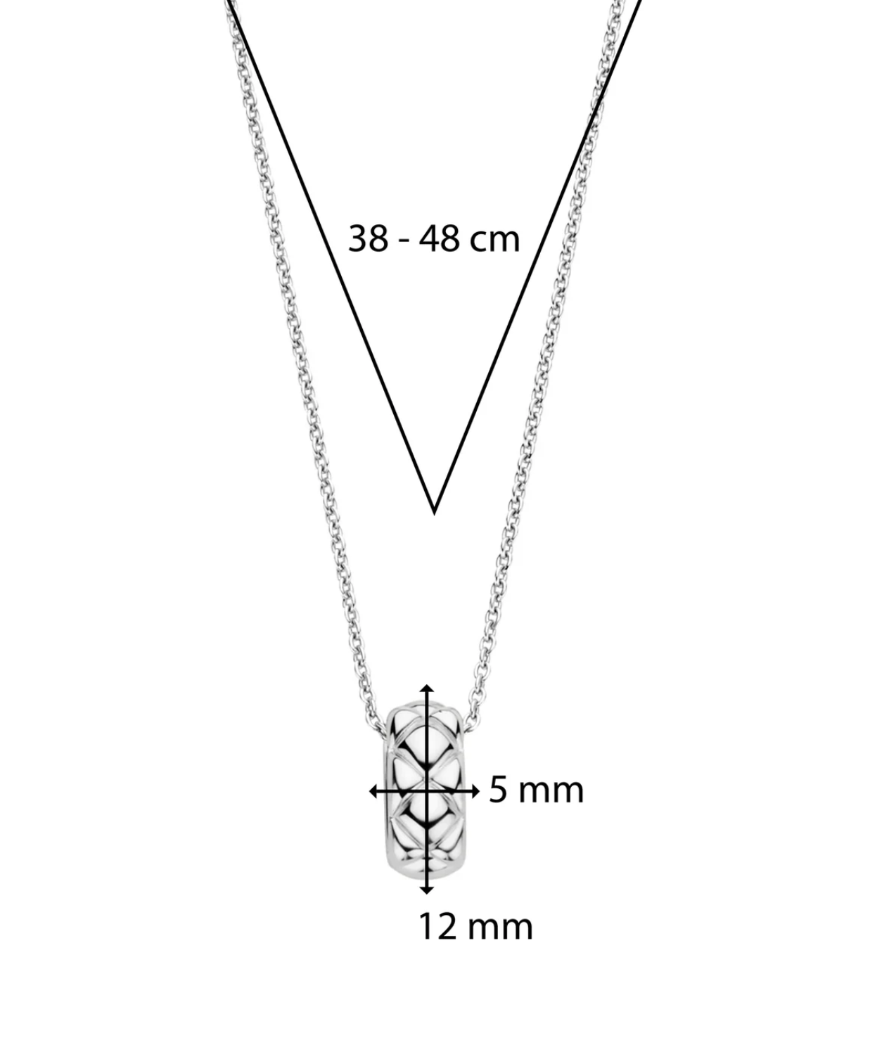 Ti Sento Milano Cushion Charm Necklace | Ti Sento Milano | Luby