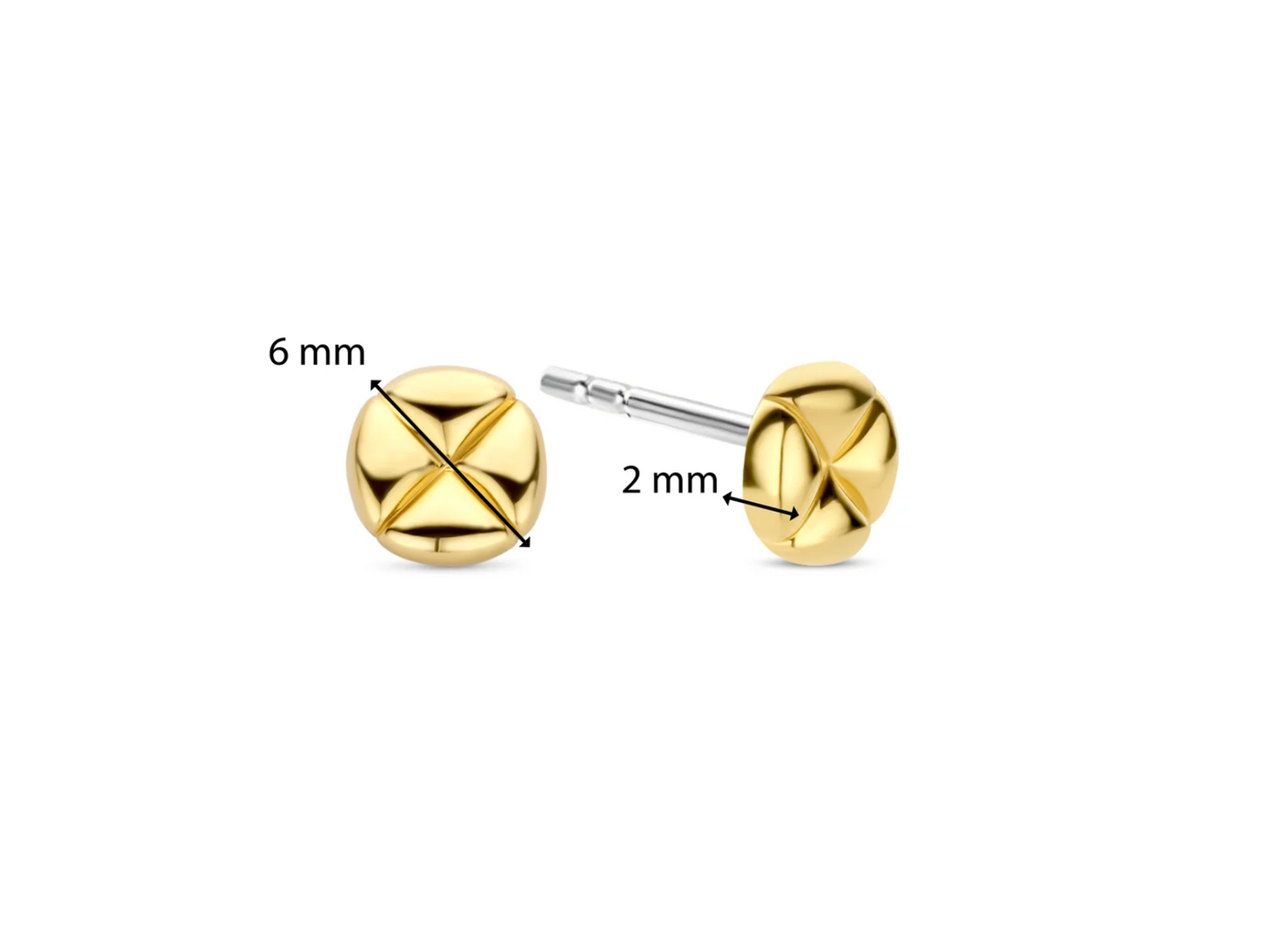 Ti Sento Milano Cushion Link Stud Earring | Ti Sento Milano | Luby