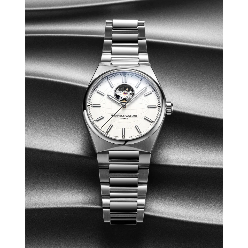 FREDERIQUE HIGHLIFE HEART BEAT AUTOMATIC WHITE DIAL | Frederique Constant | Luby