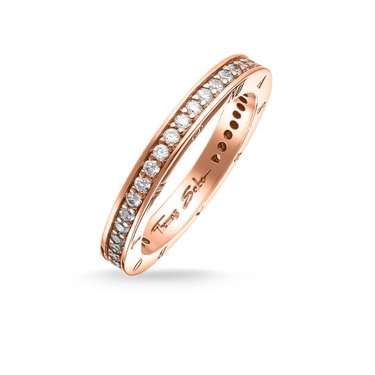Classic Crystals Ring (Rose-Gold) | Thomas Sabo | Luby